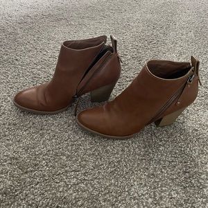 Camel brown Target booties